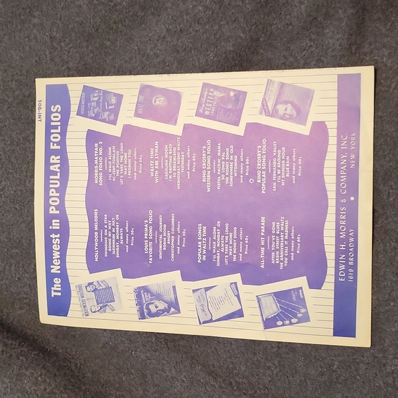 "The Things We Did Last Summer" Vibtage Sheet Music - Picture 2 of 2